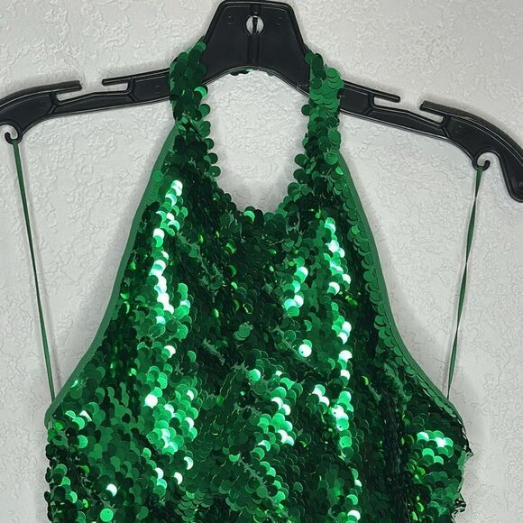 New Ronny Kobo Revolve Jo Dress in Green Medium - Picture 4 of 15